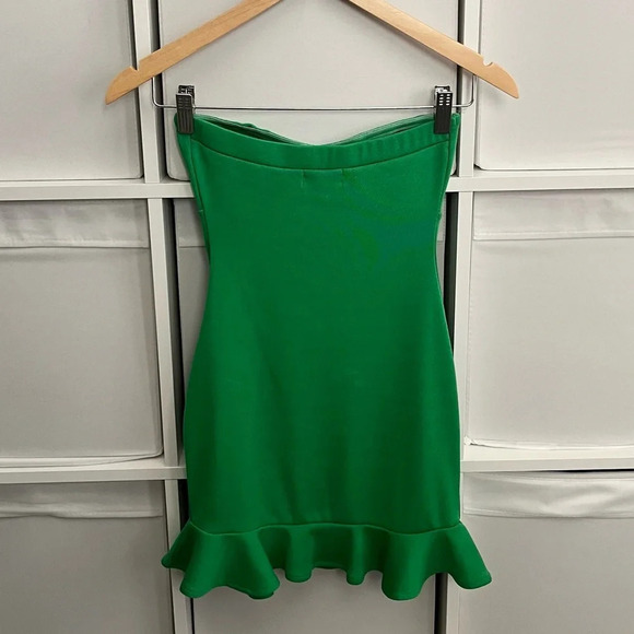 Revolve Privacy Please Aiden Mini Dress in Palm Green - Picture 4 of 4